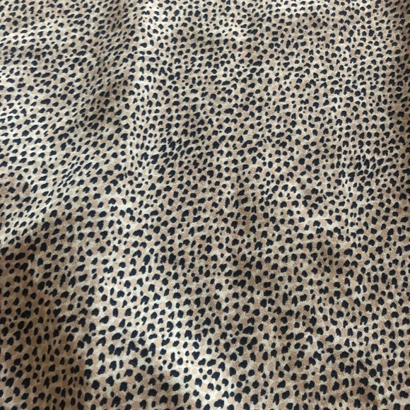 BCBGeneration Khaki Com Leopard Dot Palazzo Pants - Picture 4 of 8